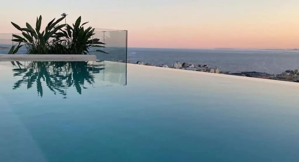 infinity pool at the hotel primavera park