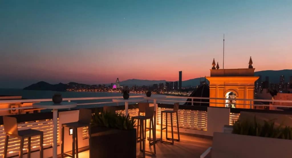 view from the hotel rh canfali rooftop