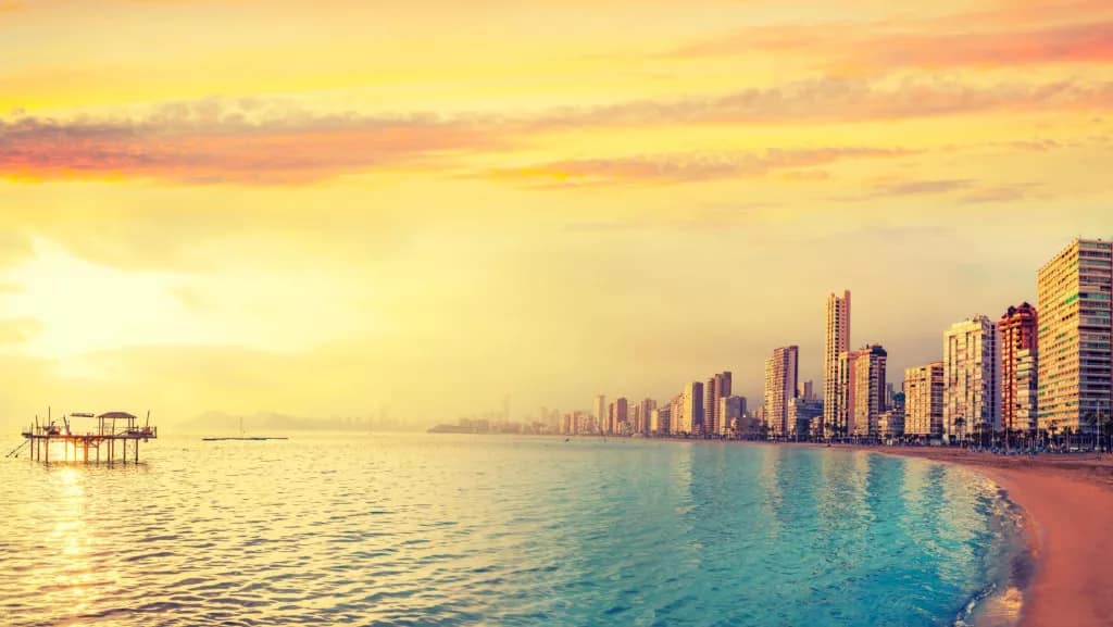 benidorm sunset
