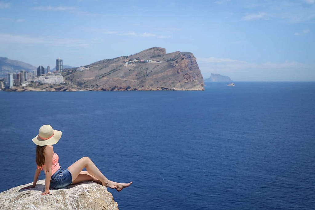 benidorm island view