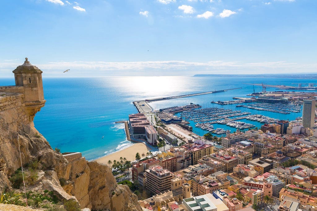 Alicante near benidorm in Spain