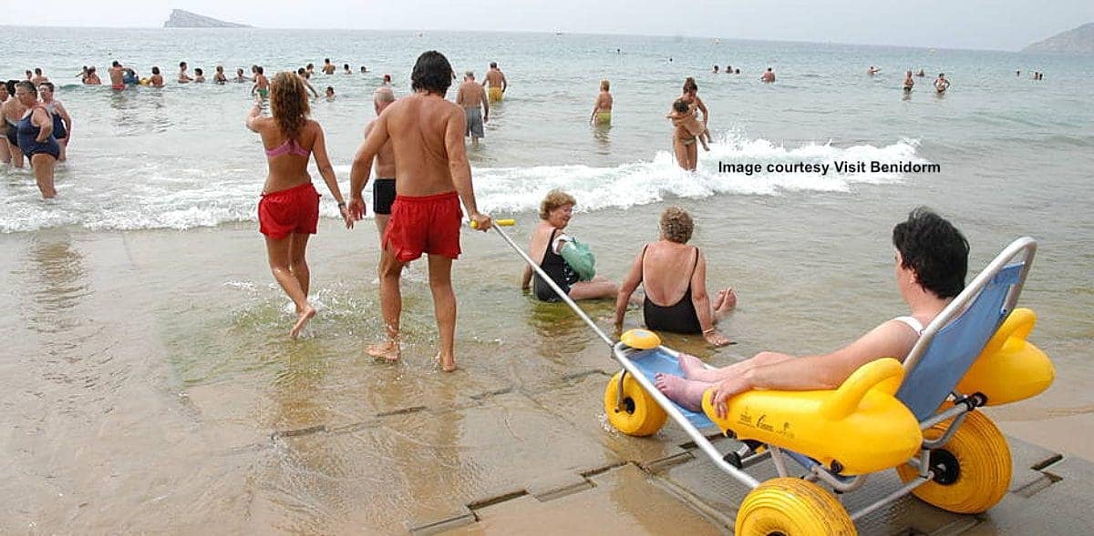 Pioneering scheme gives people with mobility problems access the sea