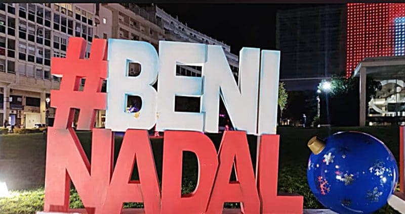 benidorm at christmas