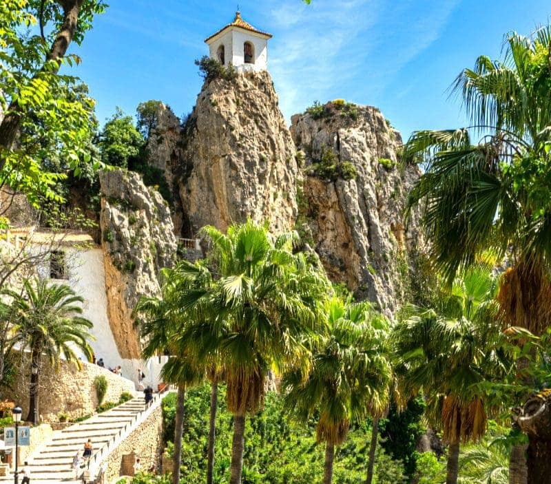 Benidorm in winter - guadalest